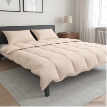 Всесезонен комплект Kapok Cotton Plus със завивка и възглавница с пълнеж от капок, 2 части