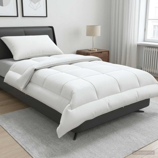 Зимен комплект Wool Blend Harmony със завивка и възглавница с австралийска вълна и микрофибър, 200 г/м², 2 части