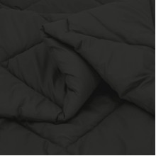 Зимна олекотена завивка Color Arctic с полиестерен пълнеж, 450 г/м², черна