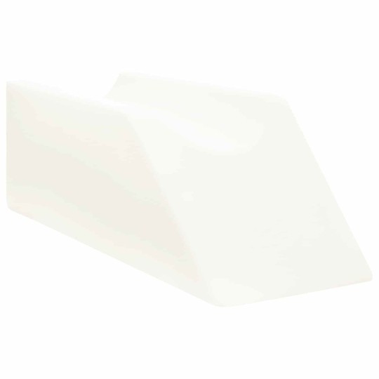 Клиновидна възглавница за крака Leg Elevation Firm, 68 x 25 x 21,5 см, бяла