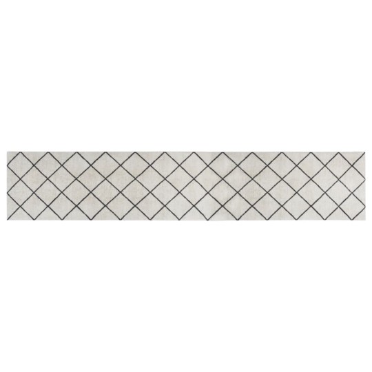 Кухненско килимче Grid pattern, 60x300 см, кадифе