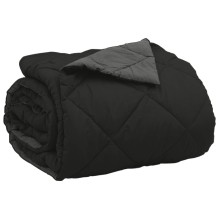 Лятна двулицева олекотена завивка Color Warm с полиестерен пълнеж, 200 г/м², в черно и антрацит