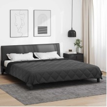 Лятна двулицева олекотена завивка Color Warm с полиестерен пълнеж, 200 г/м², в черно и антрацит