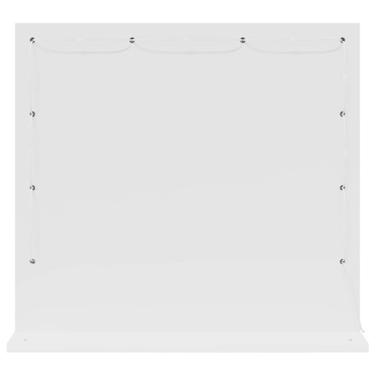 Настолно тоалетно огледало с Холивуд LED осветление бяло 60 x 55 см