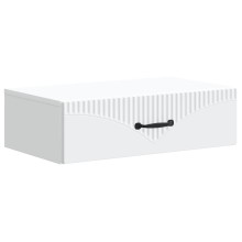 Нощно шкафче ONDA с монтаж на стена и чекмедже, бял, 59 x 34,5 x 17 см