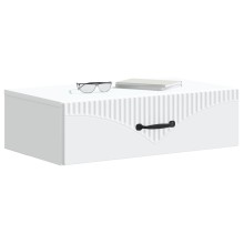 Нощно шкафче ONDA с монтаж на стена и чекмедже, бял, 59 x 34,5 x 17 см