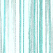 Пердета с ресни в цвят тюркоаз за тръбен корниз, 2 бр., 140 x 250 см