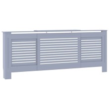 Разтегателна декоративна решетка за радиатор THERIA, сив, 142-205x20,5x81,5 см