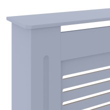 Разтегателна декоративна решетка за радиатор THERIA, сив, 142-205x20,5x81,5 см