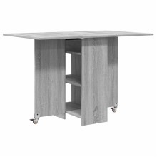 Сгъваема трапезна маса в стил Modern Minimalist, ЛПДЧ сив сонома, 115 x 70 см