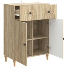 Шкаф ARCO с 2 врати и чекмедже, дъб сонома, 66 x 34,5 x 90 см