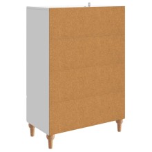 Шкаф ARCO с 2 врати и долно чекмедже, бял гланц, 66 x 34,5 x 95 см
