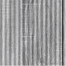 Шкаф LINEA с 2 врати и фрезовани фронтове, сив дъб сонома, 66 x 34,5 x 90 см