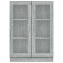 Шкаф витрина AVORA, сив дъб сонома, 82,5 x 30,5 x 115 см