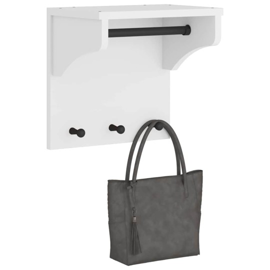Стенна закачалка за палта SANDNES Бяла 43 x 30 x 42 см