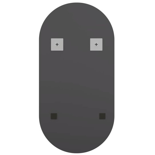 Стенно овално огледало без рамка 40 x 20 см