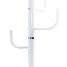 Стояща закачалка HOOK, бяла, ⌀ 37 см, височина 183 см