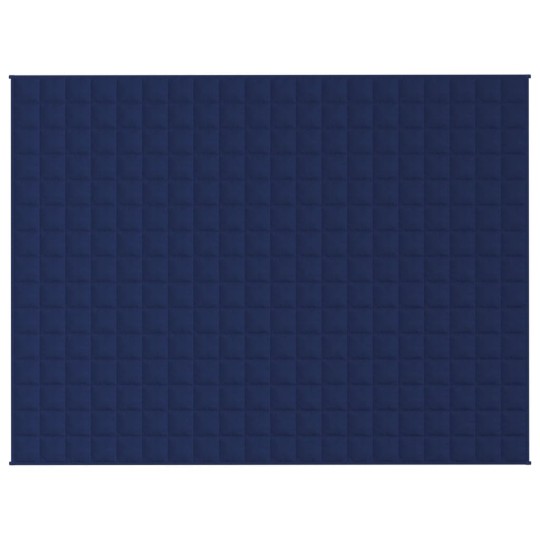 Тежко одеяло синьо 152x203 см 7 кг