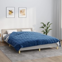 Тежко одеяло синьо 220x230 см 11 кг
