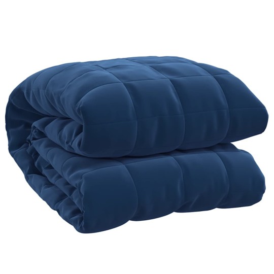 Тежко одеяло синьо 220x235 см 11 кг