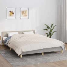 Тежко одеяло светлокремаво 200x220 см 9 кг