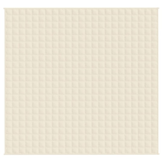 Тежко одеяло светлокремаво 220x230 см 15 кг
