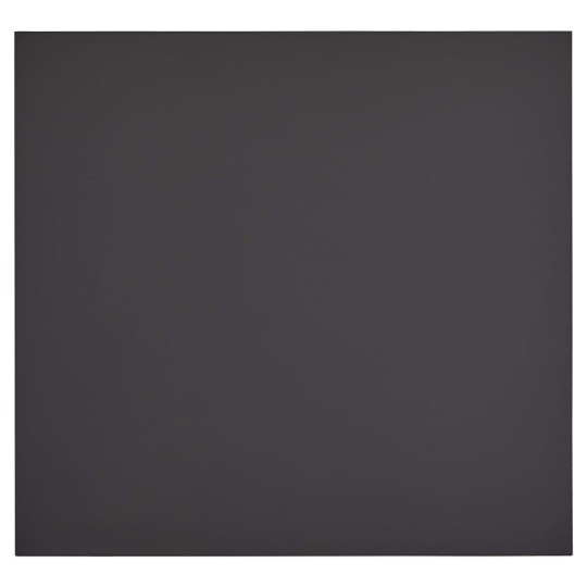 Трапезна маса в стил Mid-Century Modern, сив МДФ и стоманени крака с десен дъб, 80,5 x 80,5 см