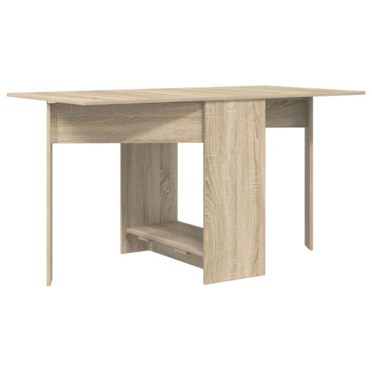 Трапезна маса в стил Modern Minimalist, сгъваема, ЛПДЧ дъб сонома, 138 x 70 см