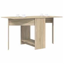 Трапезна маса в стил Modern Minimalist, сгъваема, ЛПДЧ дъб сонома, 138 x 70 см