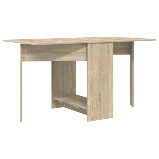 Трапезна маса в стил Modern Minimalist, сгъваема, ЛПДЧ дъб сонома, 138 x 70 см