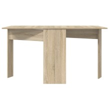 Трапезна маса в стил Modern Minimalist, сгъваема, ЛПДЧ дъб сонома, 138 x 70 см