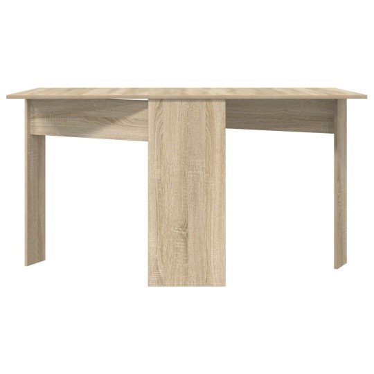 Трапезна маса в стил Modern Minimalist, сгъваема, ЛПДЧ дъб сонома, 138 x 70 см