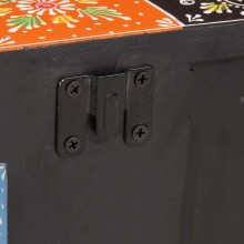 ТВ шкаф JAIPUR от масивна мангова дървесина, многоцветен, 100 x 30 x 24 см