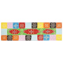 ТВ шкаф JAIPUR от масивна мангова дървесина, многоцветен, 100 x 30 x 24 см