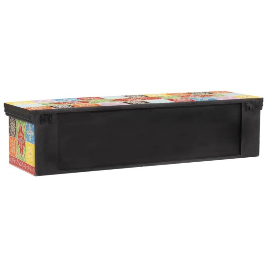 ТВ шкаф JAIPUR от масивна мангова дървесина, многоцветен, 100 x 30 x 24 см