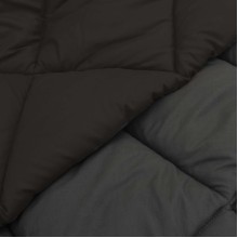 Зимна двулицева олекотена завивка Color Comfort с полиестерен пълнеж, 300 г/м², в черно и антрацит