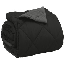 Зимна двулицева олекотена завивка Color Comfort с полиестерен пълнеж, 300 г/м², в черно и антрацит