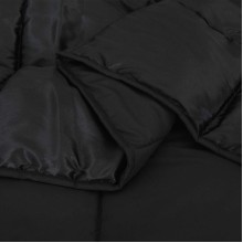 Зимна олекотена завивка Silky Comfort с полиестерен пълнеж, 300 г/м², черна