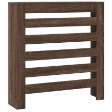 Декоративна решетка за радиатор ALVERO, кафяв дъб, 78x20x82 см