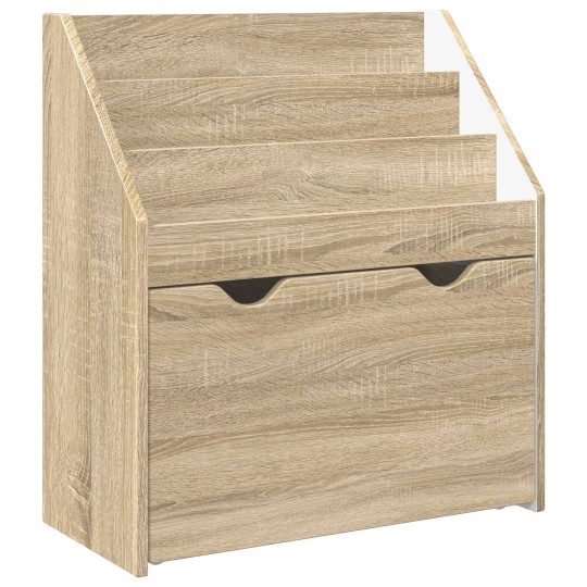 Детска етажерка за книги с чекмедже, с декор дъб сонома, 60 x 29,5 x 69 см