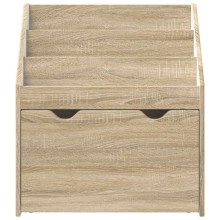 Детска етажерка за книги с чекмедже, с декор дъб сонома, 60 x 29,5 x 69 см