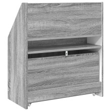 Детска етажерка за книги с чекмедже, с декор сив дъб сонома, 60 x 29,5 x 69 см