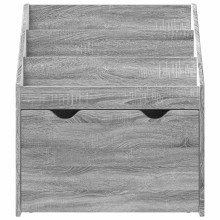 Детска етажерка за книги с чекмедже, с декор сив дъб сонома, 60 x 29,5 x 69 см
