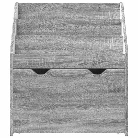 Детска етажерка за книги с чекмедже, с декор сив дъб сонома, 60 x 29,5 x 69 см