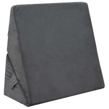 Клиновидна мемори възглавница за легло Bed Position Memory, 55 x 55 x 26 см, сива