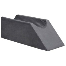 Клиновидна възглавница за крака Leg Elevation Firm, 68 x 25 x 21,5 см, сива