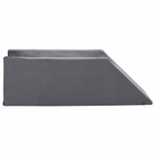 Клиновидна възглавница за крака Leg Elevation Firm, 68 x 25 x 21,5 см, сива