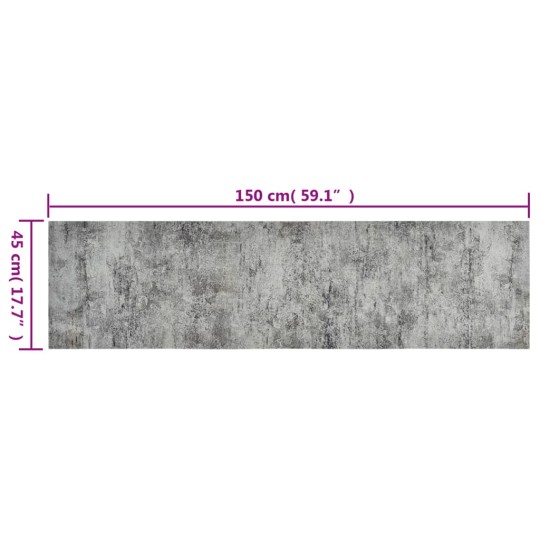 Кухненско килимче Concrete Print, 45x150 см, кадифе