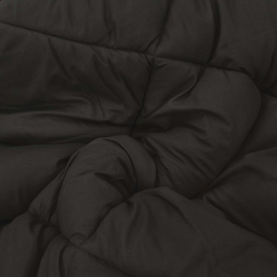 Лятна двулицева олекотена завивка Color Warm с полиестерен пълнеж, 200 г/м², в черно и таупе