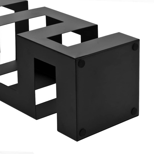 Метална поставка за чадъри BLOCK, черна, 15,5 x 15,5 x 48,5 см